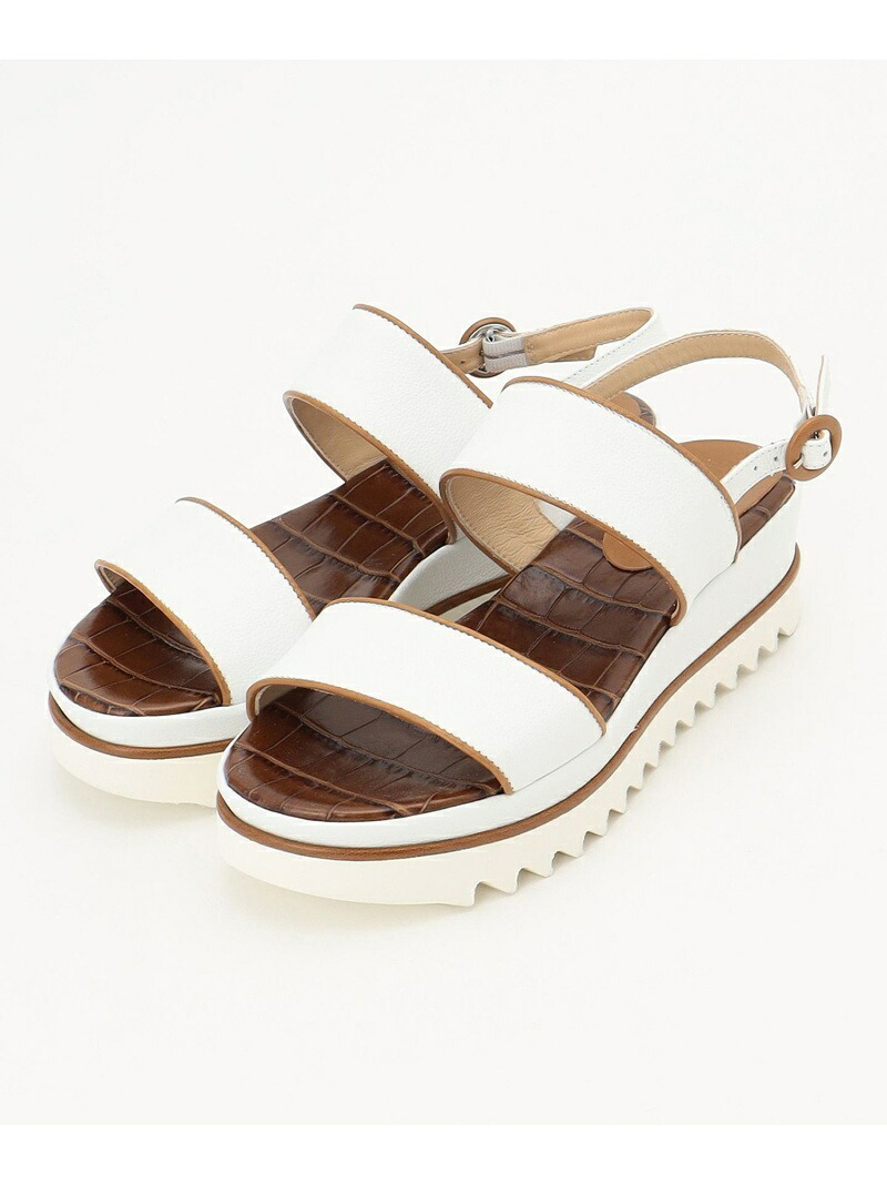 【SALE／70%OFF】LUCA GROSSI 配色サンダル GRACE CONTINENTAL グレースコンチネンタル シューズ・靴 サンダル ホワイト【RBA_E】【送料無料】[ Fashion]
