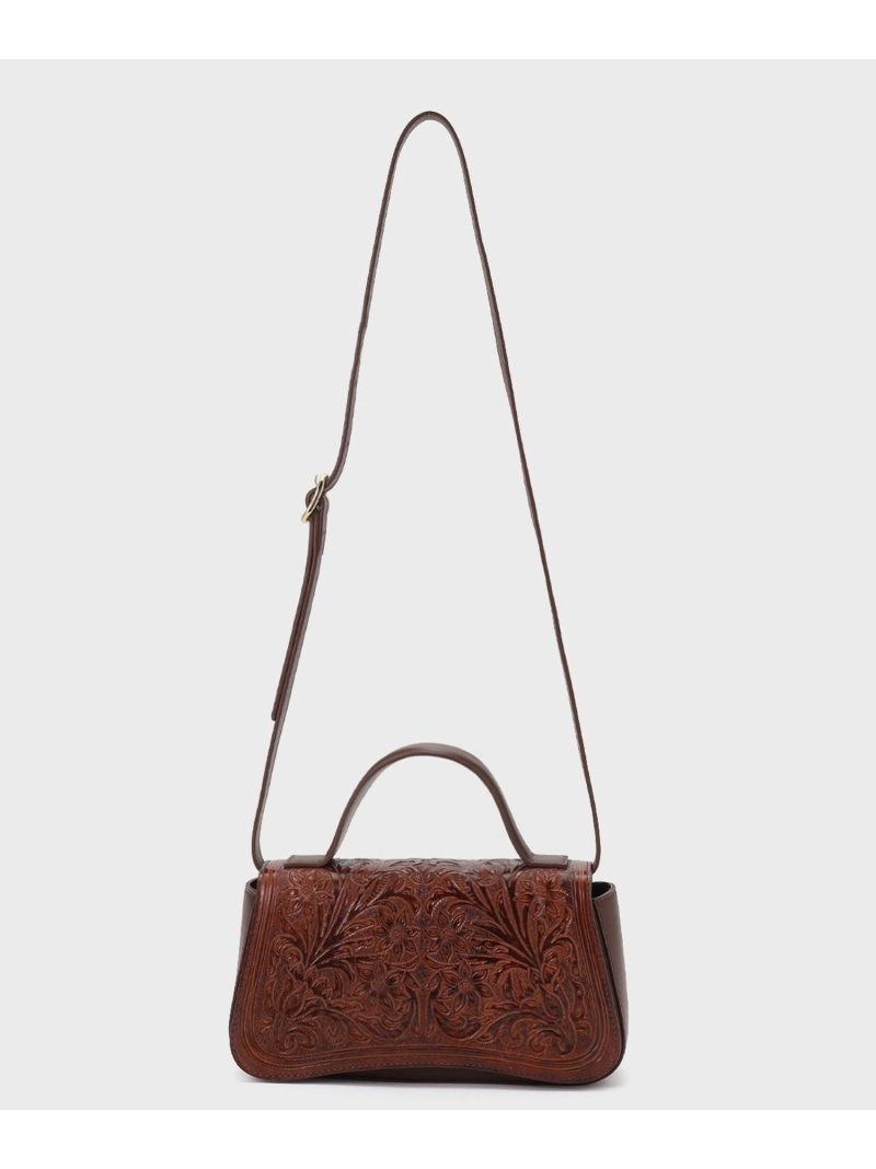 FlapFrowerBag GRACE CONTINENTAL グレースコンチネンタル バッグ ショルダーバッグ ブラック【送料無料】[ Fashion]｜gracecontinental／wythecharm
