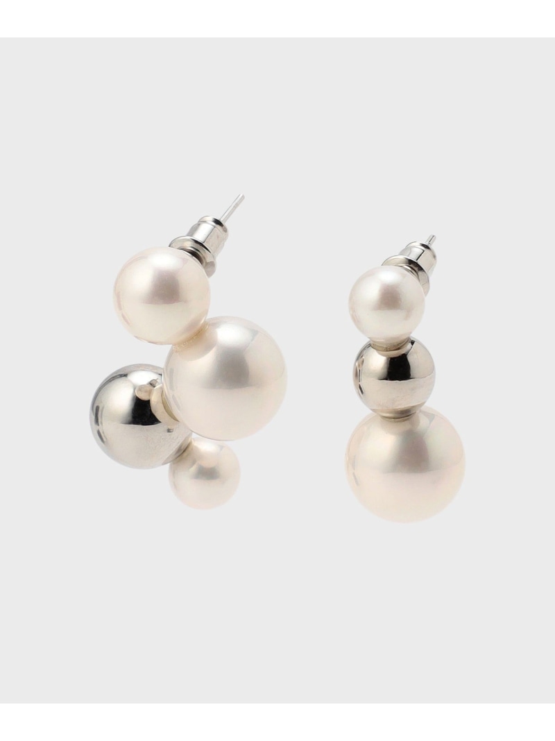 バブルパールピアス GRACE CONTINENTAL グレースコンチネンタル アクセサリー・腕時計 ピアス シルバー【送料無料】[ Fashion]