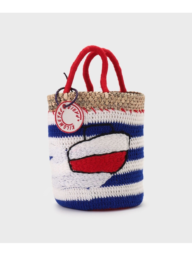 KILOMETRE PARIS Le Tube GRACE CONTINENTAL グレースコンチネンタル バッグ かごバッグ ブルー【送料無料】[ Fashion]