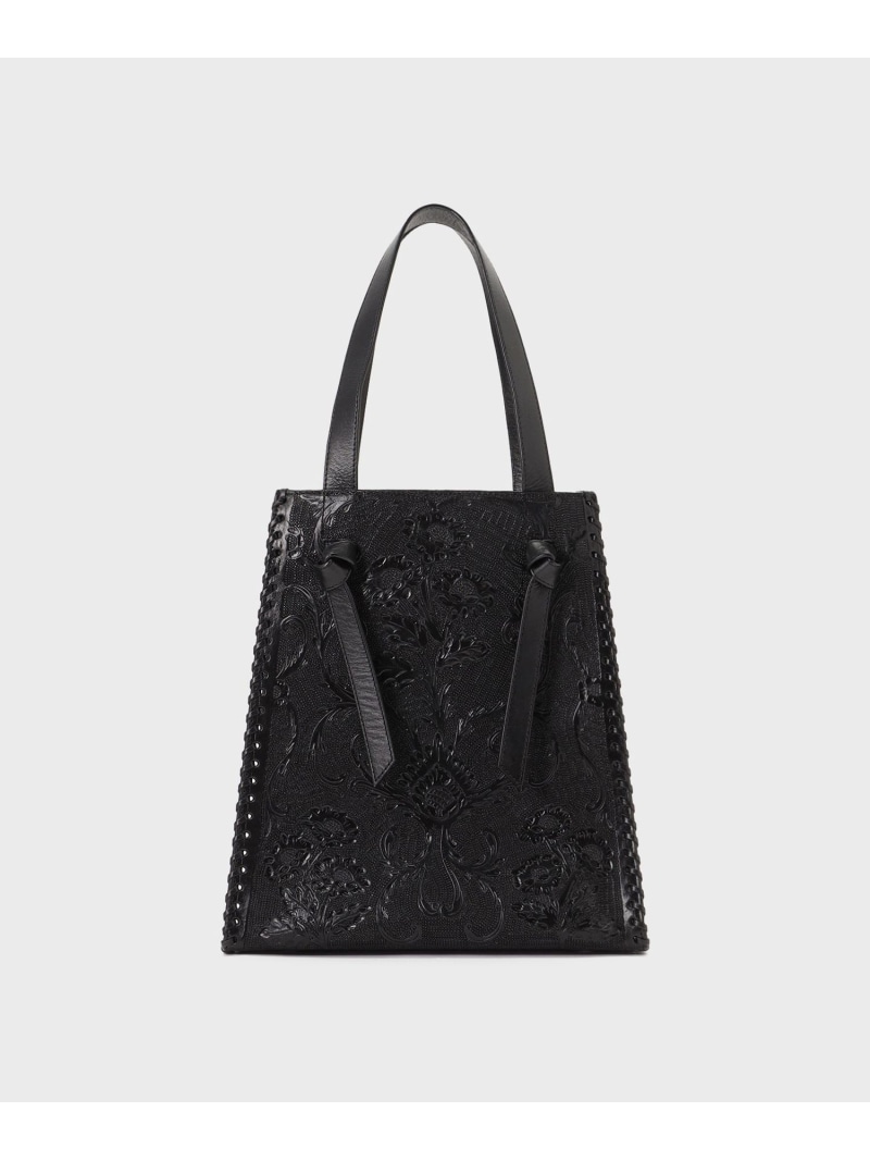 Stitch Tote GRACE CONTINENTAL グレースコンチネンタル バッグ ハンドバッグ ブラック グレー【送料無料】[ Fashion]