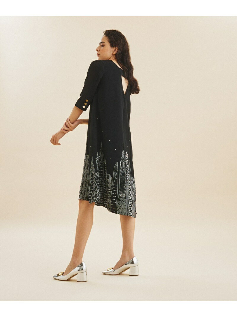 ナイトシャイニープリントドレス GRACE CONTINENTAL グレース