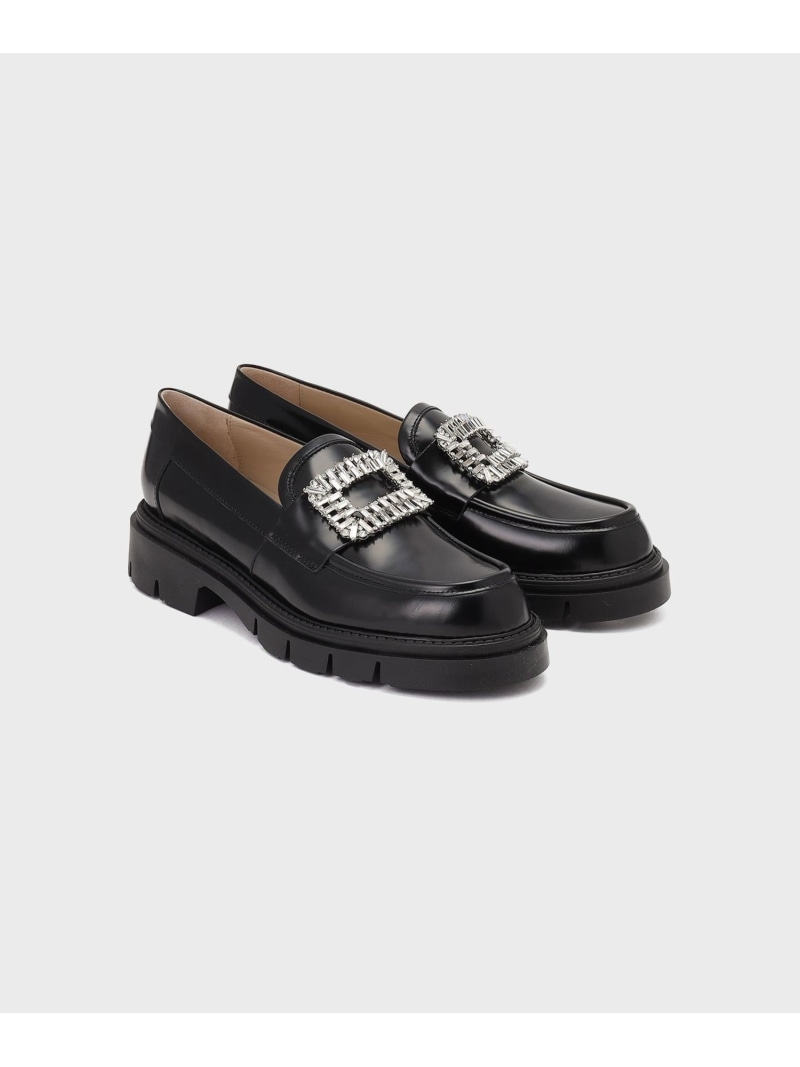 【SALE／30%OFF】CORSO ROMA ラインストーンローファー GRACE CONTINENTAL グレースコンチネンタル シューズ・靴 余分の物のシューズ・靴 黒いこと【RBA_E】【貨物輸送無料】[ Fashion]
