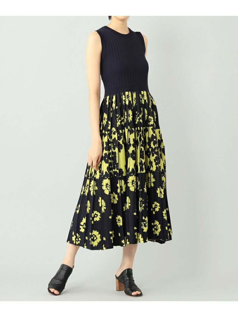 安い購入 バイカラーフラワーニットワンピース Grace Continental グレースコンチネンタル ワンピース ニットワンピース ネイビー ブラック 送料無料 Rakuten Fashion ぽっきりsale対象 Insfatima Com Ar