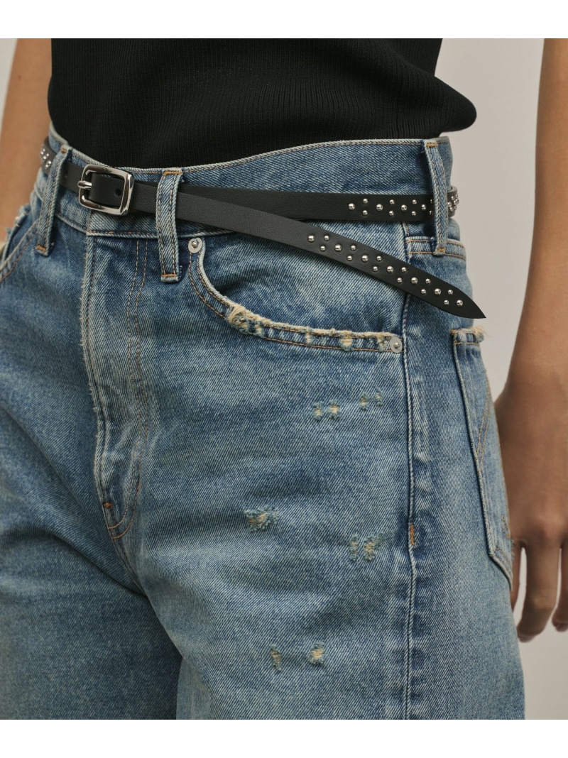 LEFIJE スタッズベルト GRACE CONTINENTAL グレースコンチネンタル ファッション雑貨 ベルト ブラック【送料無料】[ Fashion]