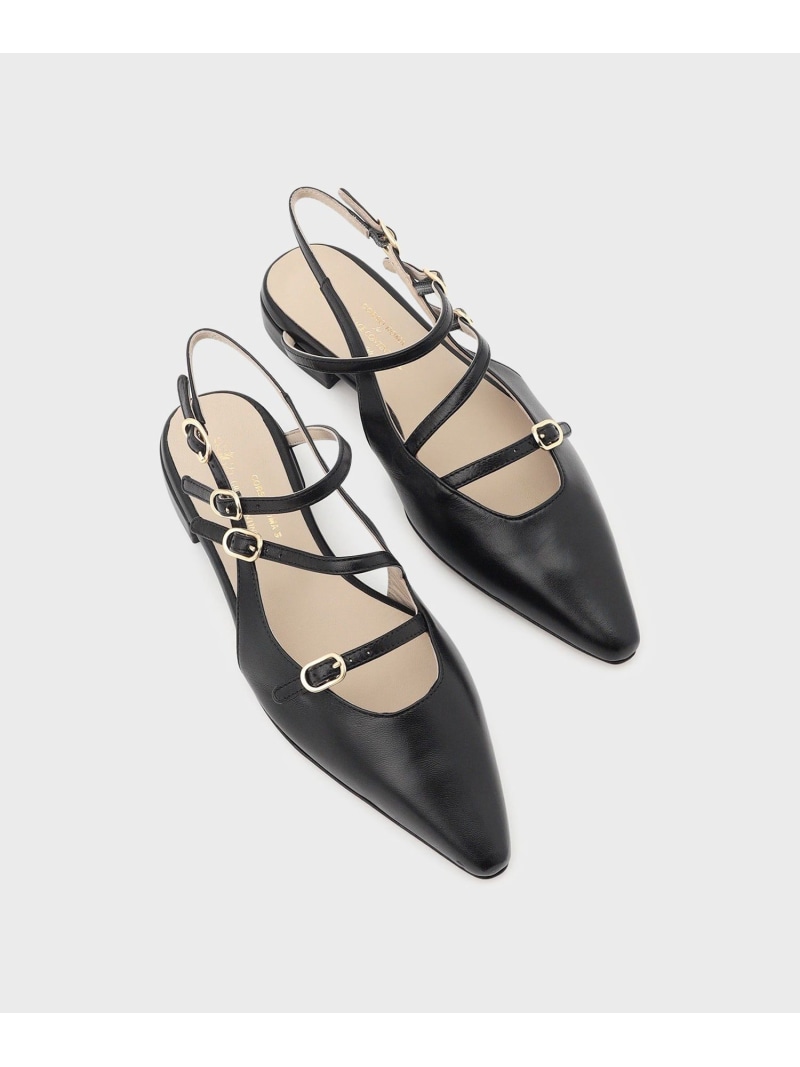 【SALE／70%OFF】CORSO ROMA ラインフラットサンダル GRACE CONTINENTAL グレースコンチネンタル シューズ・靴 サンダル ブラック シルバー ホワイト【RBA_E】【送料無料】[ Fashion]