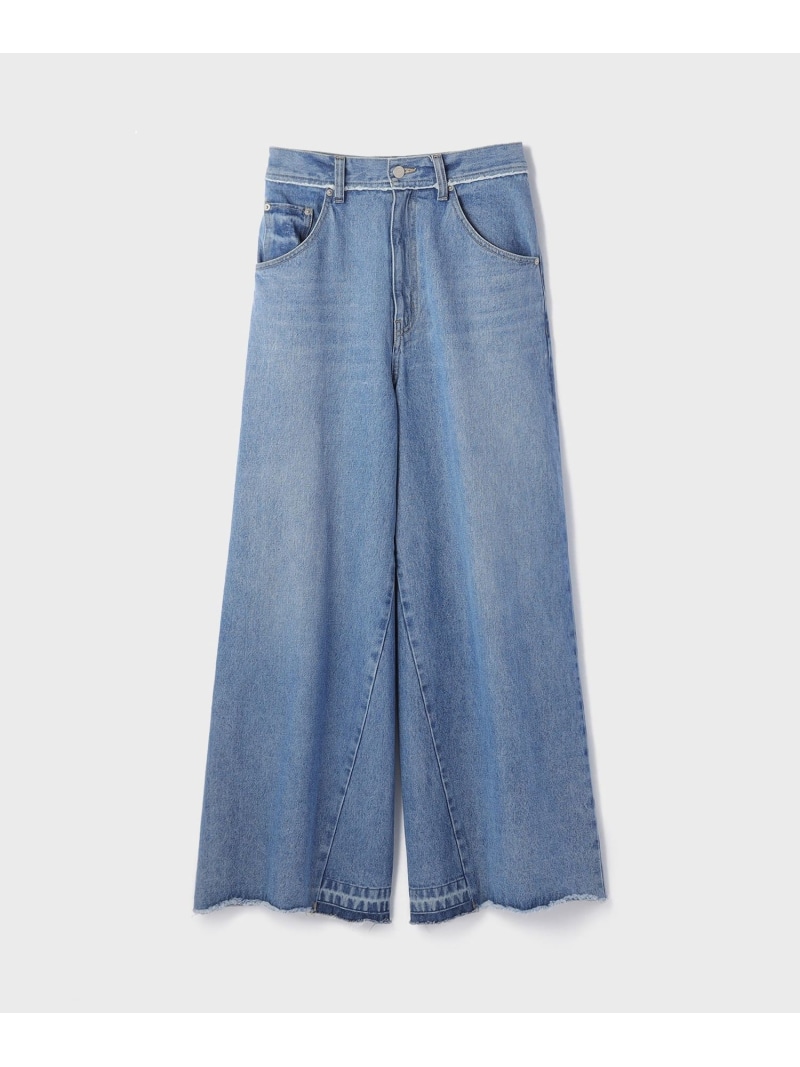 【SALE／40%OFF】ハイウエストバギーデニム GRACE CONTINENTAL グレースコンチネンタル パンツ ジーンズ・デニムパンツ ブラック ブルー【RBA_E】【送料無料】[ Fashion]