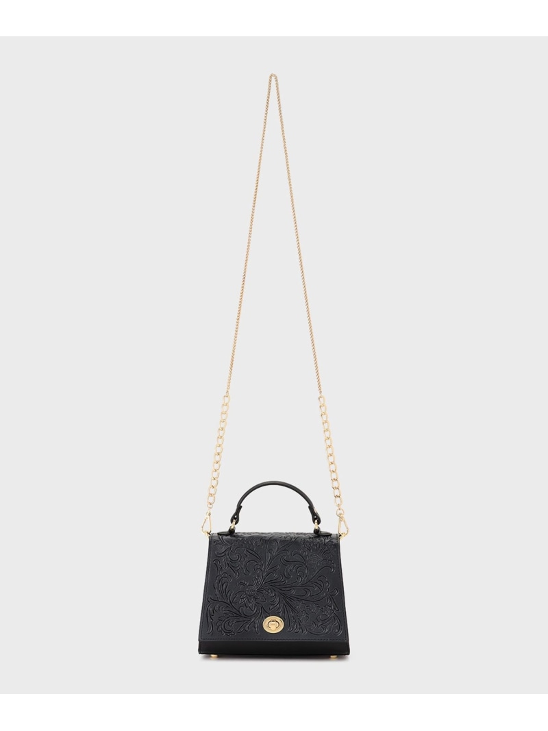 【SALE／10%OFF】MiniFlower Proot GRACE CONTINENTAL グレースコンチネンタル 御徒面子 ショルダーバッグ 黒いこと しろがね色【RBA_E】【貨物輸送無料】[ Fashion]