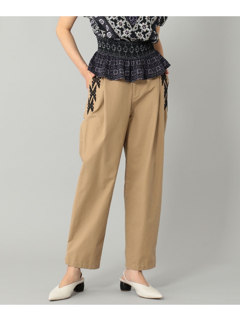 楽天市場】【SALE／60%OFF】ワンタックスリムパンツ GRACE CONTINENTAL