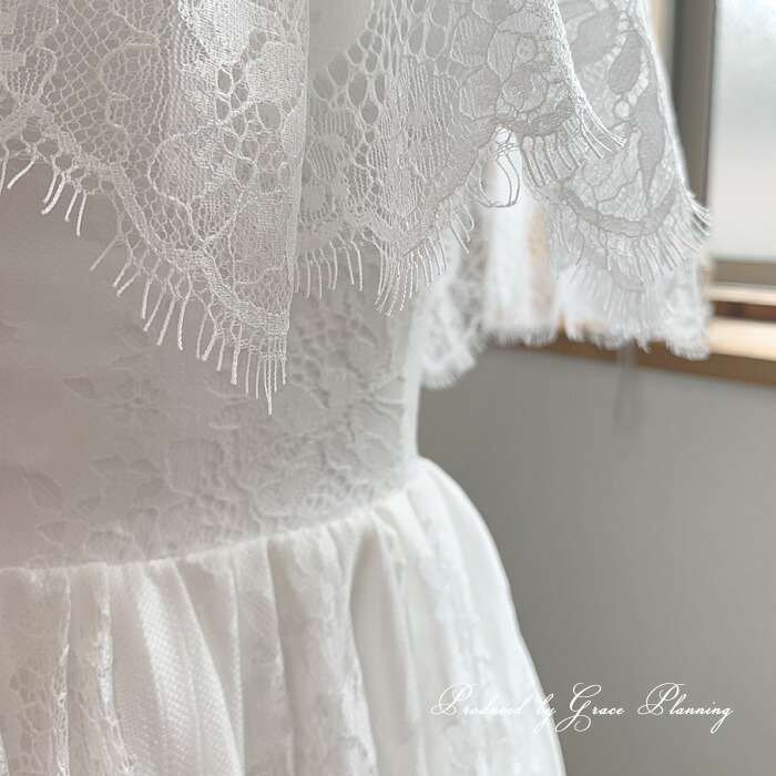 【再入荷】ウェディングドレスワンピーススレンダーラインオフショルダー二次会白結婚式ウエディングドレスティアードスカート花嫁ドレス海外挙式フォトウェディングにお勧めしますgcd_0611