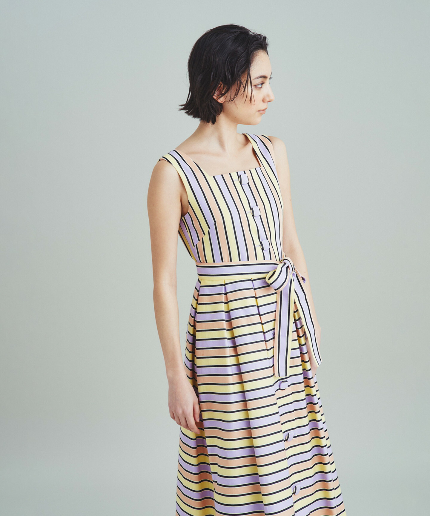 ★イオ★グレースコンチネンタル　グレースクラス　ロープボーダーワンピース ☆イオ☆グレースコンチネンタル グレースクラス ロープボーダー