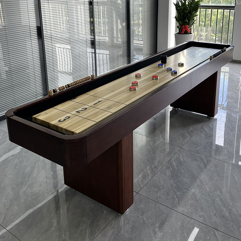 試合専用 9フィートシャッフルボードテーブル 高級室内レジャーエンターテイメント 豪華シャッフルボード台｜Grace Select
