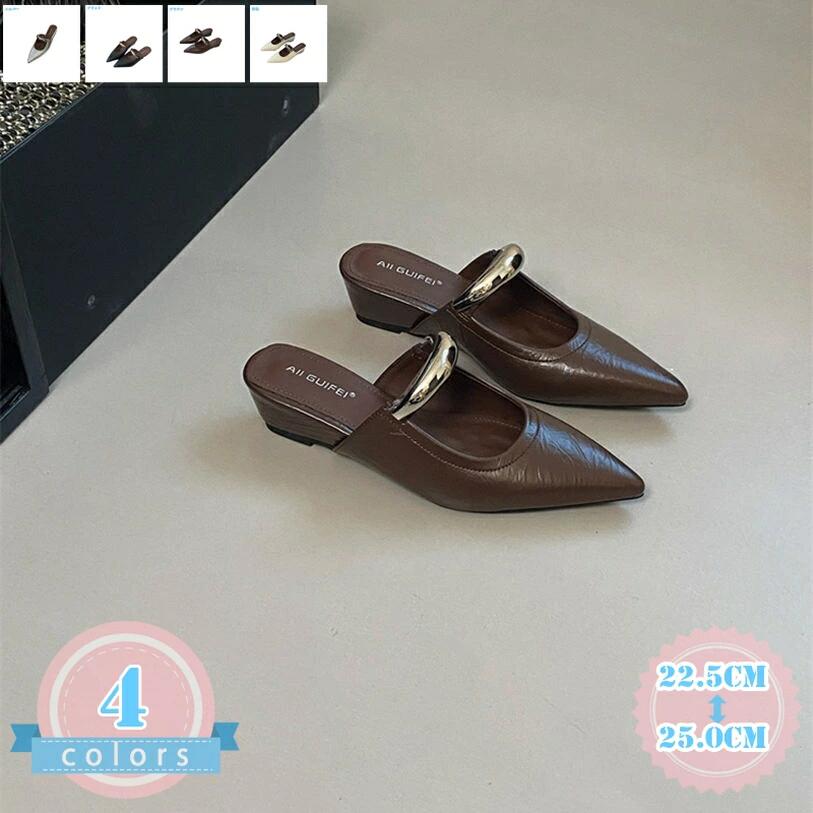 ミュール レディース 前ふさがり サンダル 置き目踵 かかとなし パンプス 一方ならずない ポインテッドトゥ 下駄サンダル パステル色の 歩き分かりやすい つっかけ 家庭用スリッパ 履き分かりやすい 生やさしい 動き分かりやすい 通い 立ち御役目 ds-store