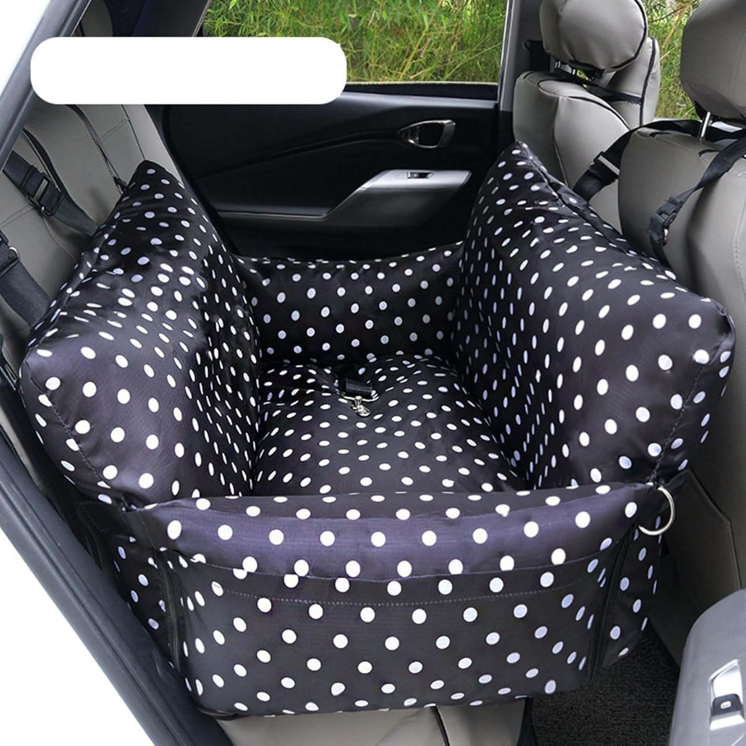 ペット ドライブシート 助手席用 キャリーバッグ 犬用 ペット用ドライブボックス 飛び出し防止リード&フック付 取り外し可能 洗濯可能 ペットクッション ソファ 両用 汚れキズ防止 車用安全シート ブ|Grace Select