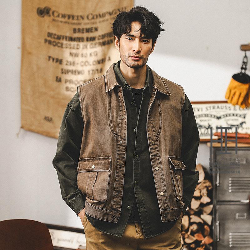 綿 100 より良い ジレ メンズ 進め方服 馬鹿でかい大いさ ウォッシュ産業 花の冠yd 細工物より良い アメカジ 表どおり アウトドア アメカジ 細工物 バイ鉄道車両 積貨委託貨物