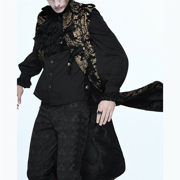 中世貴族風 舞台 中世 豪華 貴族 衣装 豪華 舞台服 メンズ チョッキ風 コート シルバー 無袖ロング演劇 舞台服 ステージ ゴールド シルバー パンク風 大きいサイズあり S M L Xl 2xl 3xl 4xl D9010c0c0c7 代引不可 グレースショップ中世貴族風 舞台 中世 貴族 衣装