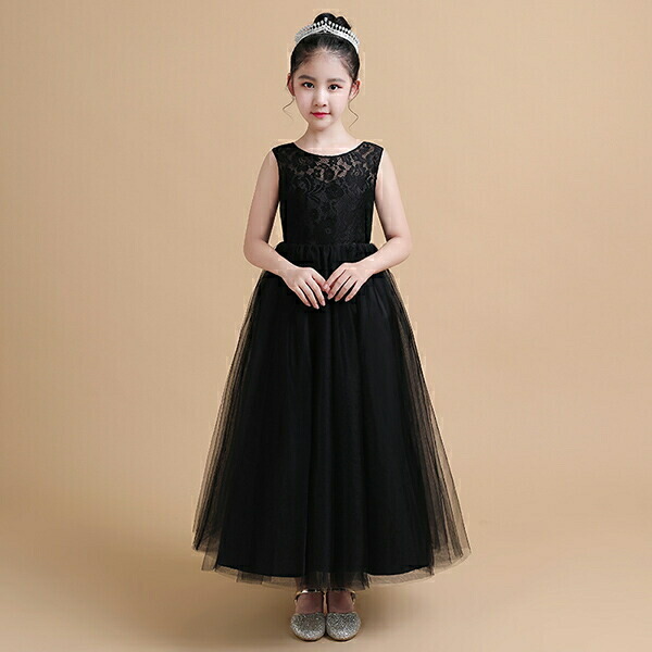 ピアノ発表会 ドレス ファスナー ノースリーブ 中学生 発表会 ワンピース ノースリーブ リボン ドレス 子供 着やせ 上品 エレガント 女の子 フォーマル 結婚式 子供 フォーマル キッズブラック 1 130 140 150 160 Da908zezeze 代引不可 グレースショップ入園式