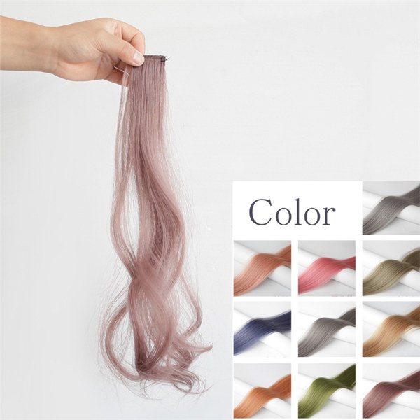 楽天市場 ウィッグ 部分ウィッグ エクステ つけ外し簡単 クリップ カール グレージュ 派手色 波ウェーブ巻き セミロング メッシュ インナーカラー 可愛い 耐熱ウィッグ 日常用 普段使い ナチュラルカール Dp073g4g4jc グレースショップ