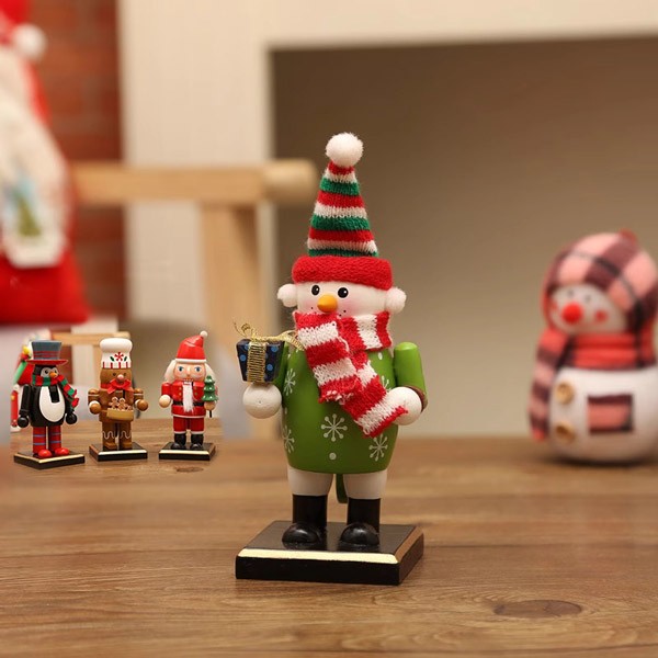 楽天市場】クリスマス 人形 雪だるま サンタクロース 人形 くるみ割り