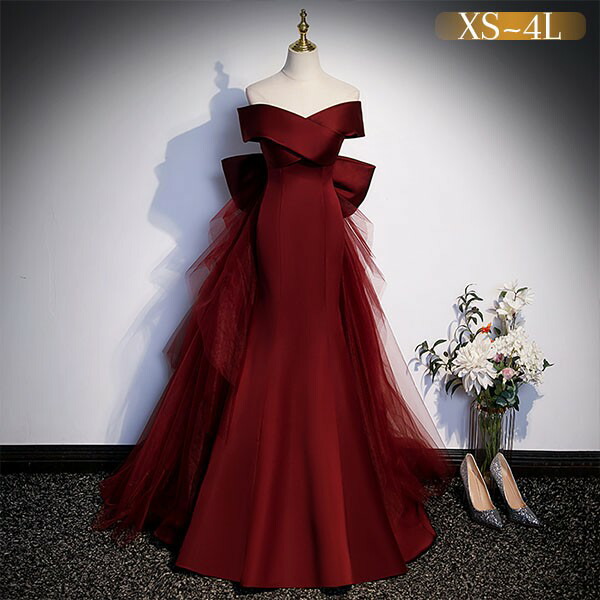 楽天市場】ドレス 大人 ピアノ 発表会 ロングドレス マーメイドライン