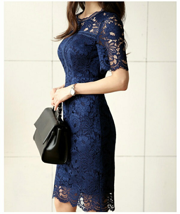 結婚式 ドレス 4l 総レース 結婚式 ワンピース フォーマル 50代 着痩せ フォーマルドレス パーティードレス 袖あり タイト セクシー 透け感 ドレス ミディアム 体型カバー 袖付き 30代 40代 二次会 レディース 母 同窓会 ミセス 服 ミモレ丈s M L Xl 2xl