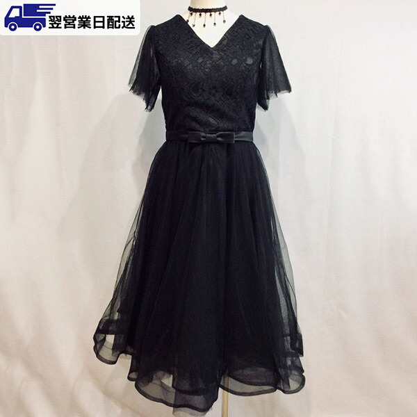 【翌営業日発送】XL 黒 フォーマル ワンピース 結婚式 ドレス 大人 ピアノ 発表会 袖付き 結婚式 大きいサイズ ワンピース ミモレ丈 ワンピース 大人 ミモレ丈 ワンピース フォーマル パーティードレス da410s1jckc /返品・交換・同梱不可