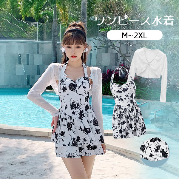 ブラック オシャレ ワンピース水着 リボン 可愛い 楽天市場】＼半額クーポン利用で2,190円／水着 レディース