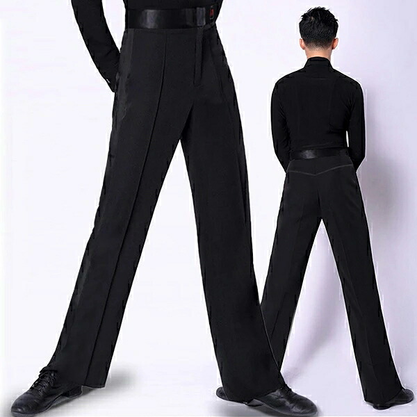 【美品 日本製 社交ダンス衣装】ブラック TAKADANCE シャツ ベロア dm021x1_1ss.jpg