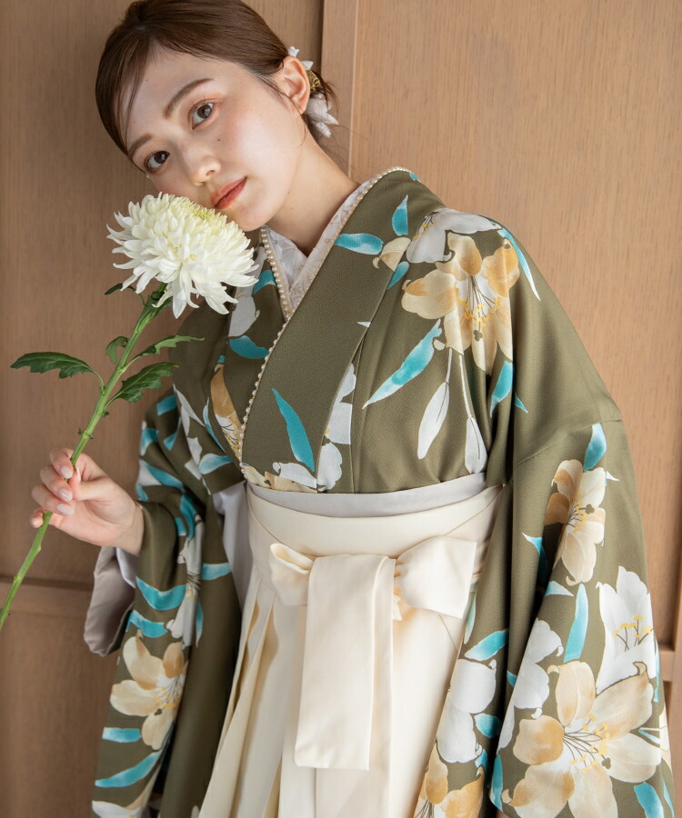 こだわり袴3点セット -grace original- カーキ系 18,193円