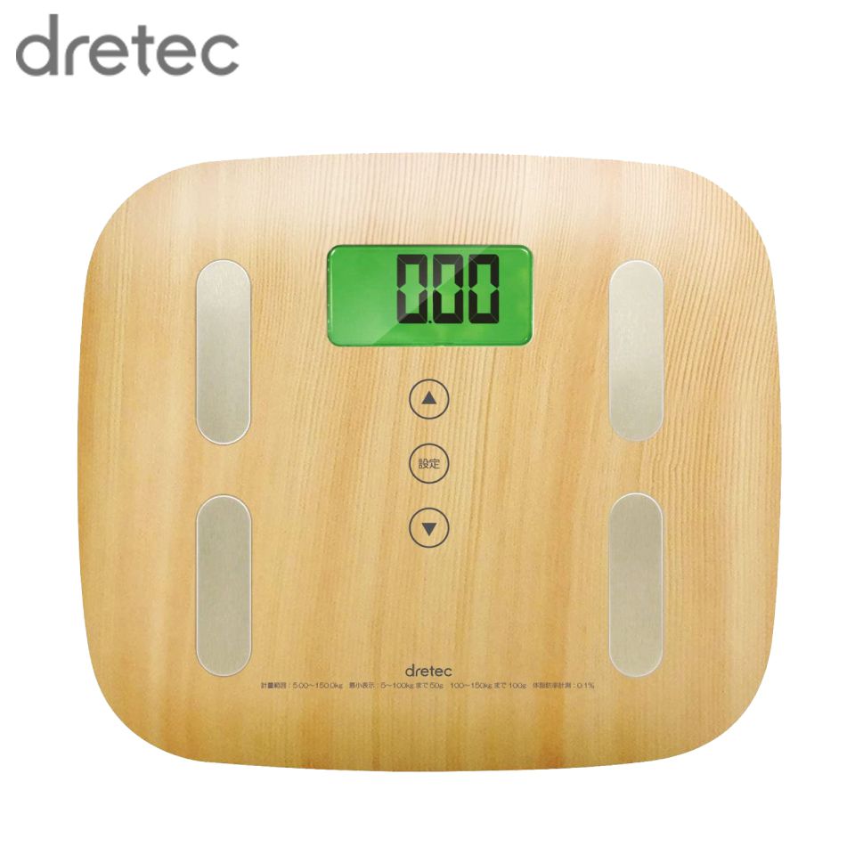 【楽天市場】体重計 ヘルスメーター ボディスケール デジタル 薄型 大画面 ダイエット 健康 健康器具 心拍計 血圧計 体組成計 dretec