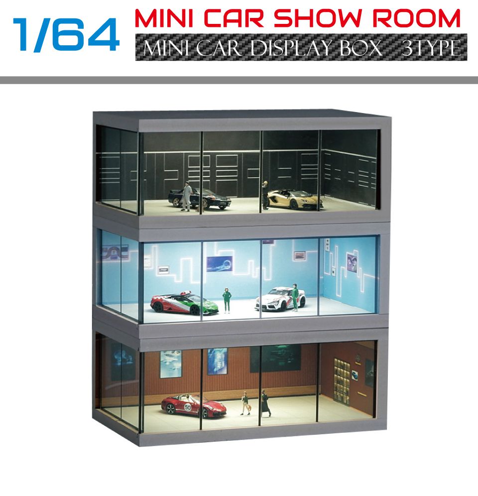 楽天市場】ミニカーがカッコヨク演出できるガレージキット 1/64