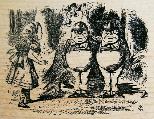 楽天市場】不思議の国のアリス スタンプ マッドハッター テニエル画 木