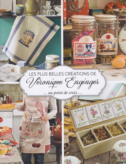 LES　PLUS　BELLES　ENGINGER　CREATIONS　VERONIQUE　フランス輸入雑誌・書籍　No.1　クロスステッチ刺繍図案集