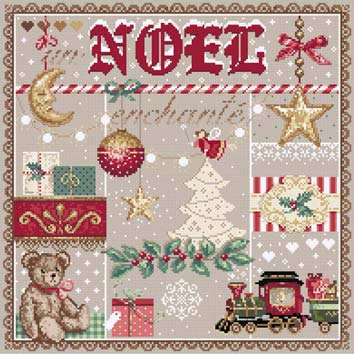 楽天市場 メール便送料無料 フランスのクロスステッチ 刺繍図案 魅惑のクリスマス Un Noel Enchante マダム ラ フェ Madame La Fee グレイスワーク