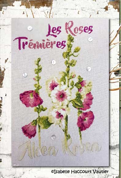 楽天市場 クロスステッチ刺繍図案 Isabelle Hv イザベルhvles Roses Tremieres 葵 花 グレイスワーク