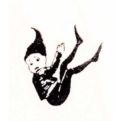 楽天市場 小さなラバースタンプ 落ちていく妖精 木の持ち手 ウッドマウント 輸入スタンプ アートスタンプ ゴム印 スタンプ グレイスワーク