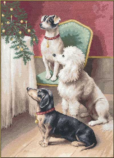 色々な ゴールデンフリース 刺繍 ししゅう クロスステッチキット 犬 18ct 明かりが灯ったら クロスステッチ刺繍キット Fleece Golden Em Gf Nl034 dlabs Com