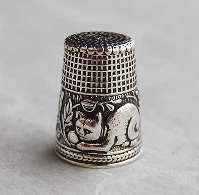 楽天市場】フランス アンティーク 指ぬき シルバー800 F131 : リカム