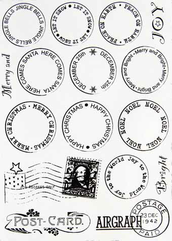 ドイツ製 輸入 ラバースタンプ マウント済『ヴィンテージ サボテン広告ラベル』 ドイツ製 輸入 ラバースタンプ マウント済『ヴィンテージ