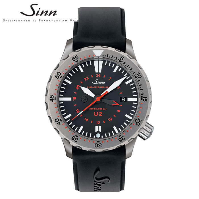【無金利84回】【ノベルティプレゼント】ジン SINN 腕時計 メンズ U2（EZM5）ダイバーズウォッチ 2,000m防水 Arドライテクノロジー【マイスタークラブ特典延長保証】母の日