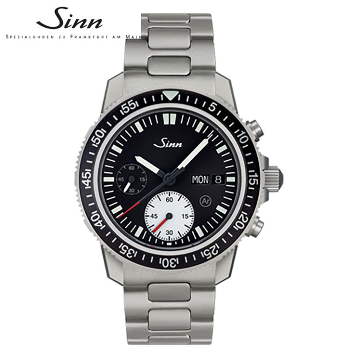 【無金利84回】【ノベルティプレゼント】613 St Sinn ジン 50気圧防水 ダイビング クロノグラフ D3システム ツールウォッチ 自動巻 デイデイト 磁気防護 ステンレス 尾錠 シリコンストラップ 逆回転防止ベゼル【マイスタークラブ特典延長保証】母の日