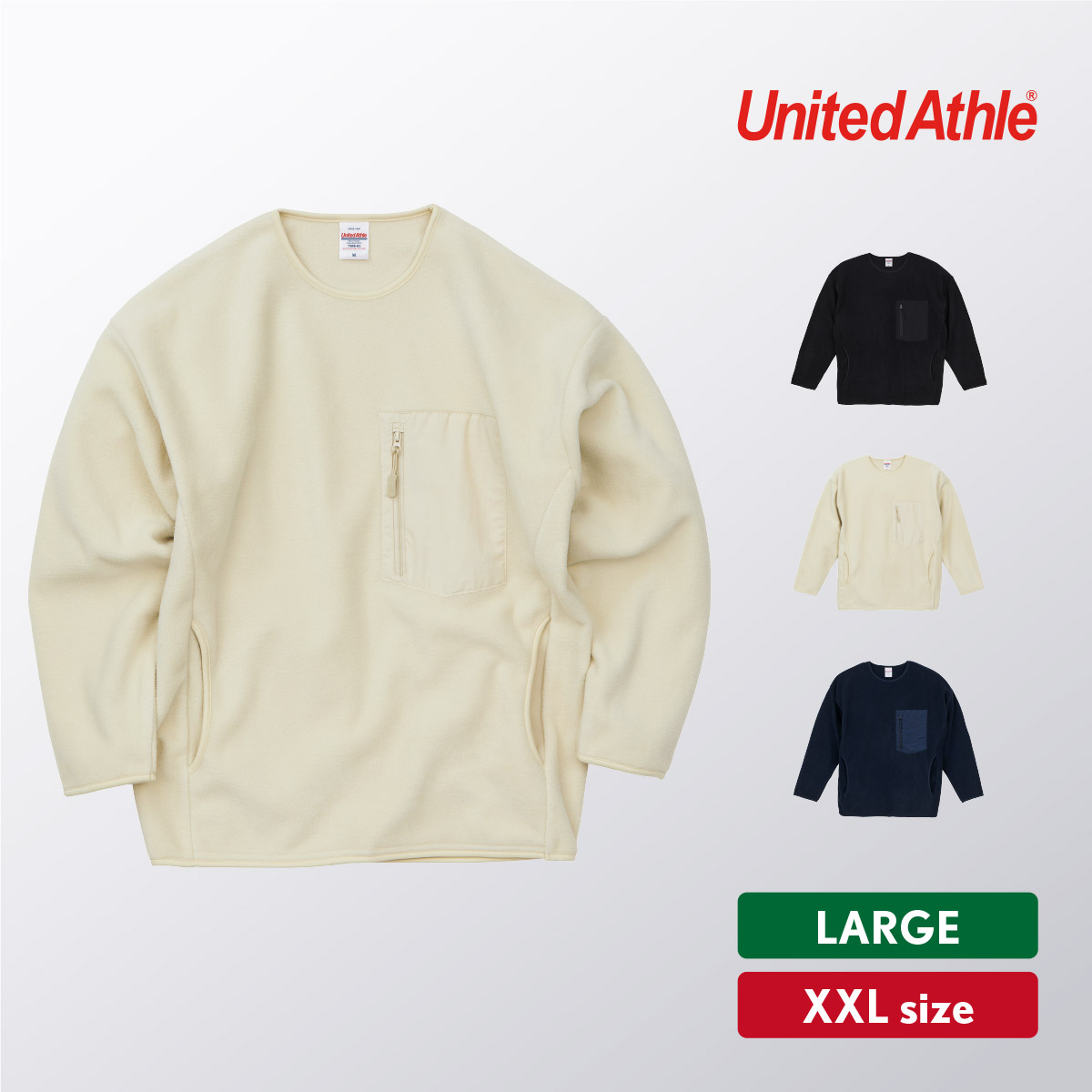 Libelice フリース・プルオーバー　ブラック&グレー XL セール】Foxfire/フォックスファイヤー 別注 Foxfire POLARTEC