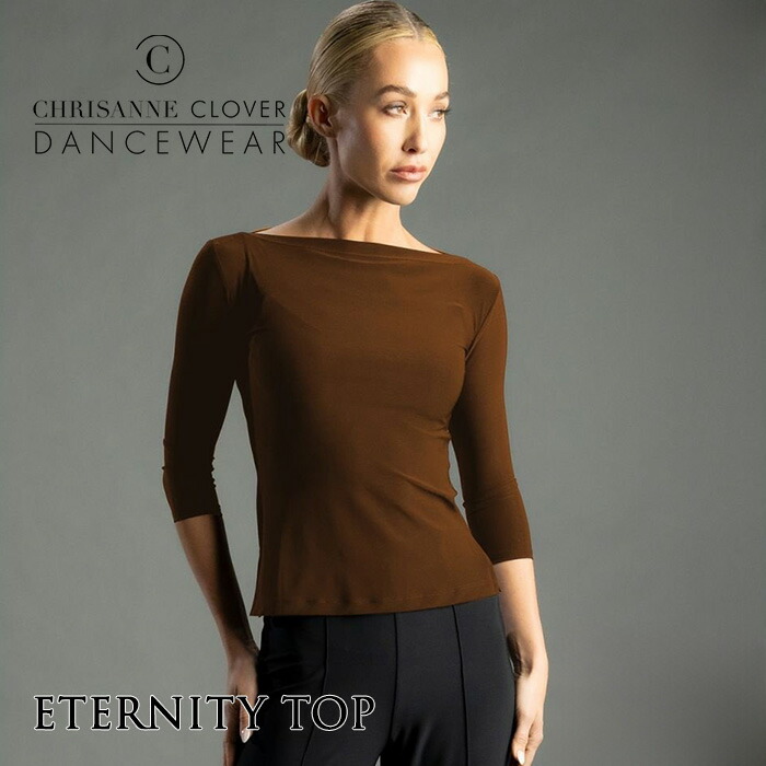 CHRISANNE CLOVER 七分袖 社交ダンストップスレッスンウェア 楽天市場】社交ダンス 衣装 社交ダンス衣装 トップス 黒 練習着