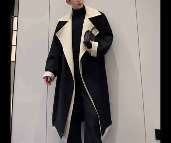 メンズ 男性用 コート アウター 上着 ウール ウールロングコート ロングコート ロング 長袖 襟付き スーツカラー 異国風 厚手 大人可愛い シンプル カジュアル 上品 おしゃれ かっこいい こなれ感 ルーズ 個性的 クール エレガント モダン 存在感 ラグジュアリー