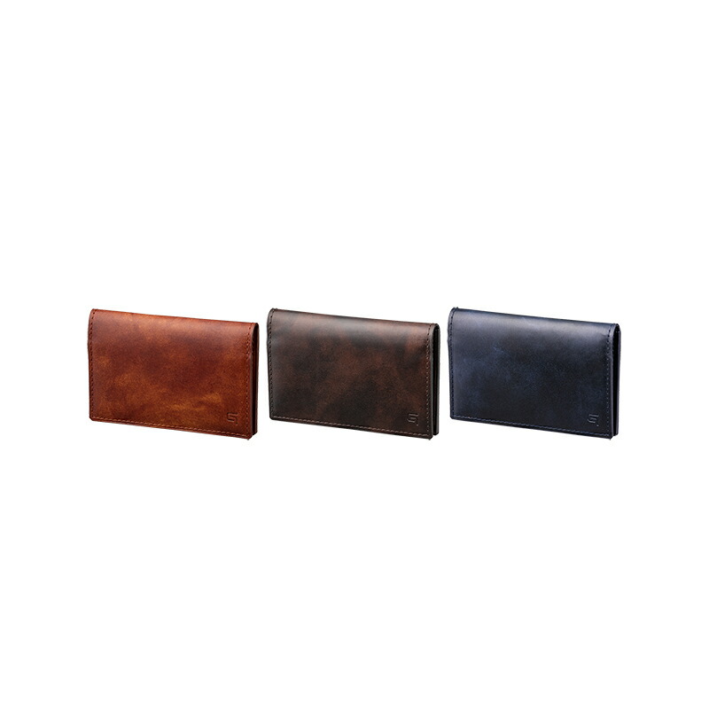 GRAMAS カードケース 名刺入れ Museum-calf Wet Molding Leather Card Case 本革 プレゼント 高級  ビジネス ギフト 日本未発売