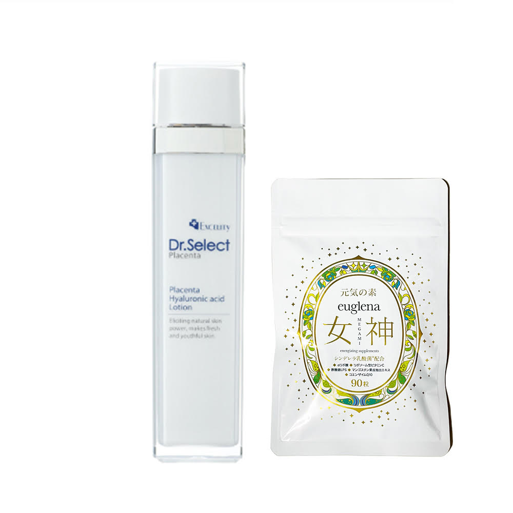 お得セットユーグレナ女神90粒＋ドクターセレクト VIAGE EPP-II ローション 130ml×2個　正規品 楽天市場】お得ユーグレナ女神セット ドクターセレクト VIAGE EPP-II