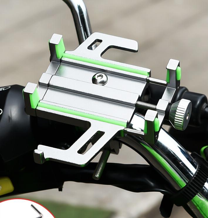 自転車 スマホホルダー 携帯電話 ラック アルミ合金 バイク ナビ ライダー バッテリー カー ブラケット