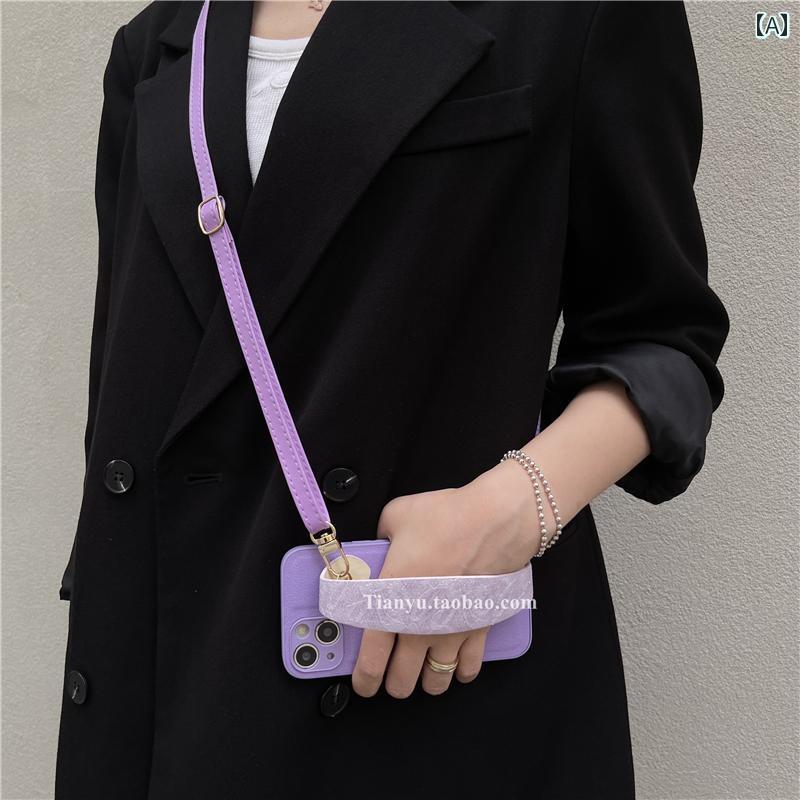 楽天市場】パープル 象ゾウ ストラップスマホ紐 ショルダー付き