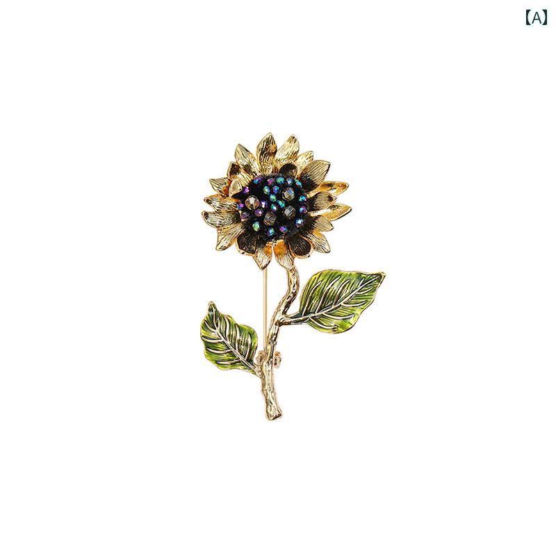 ブローチ ピン レディース アクセサリー おしゃれ 装飾 ラグジュアリー コサージュ ファッション プレゼント 花｜Grams店