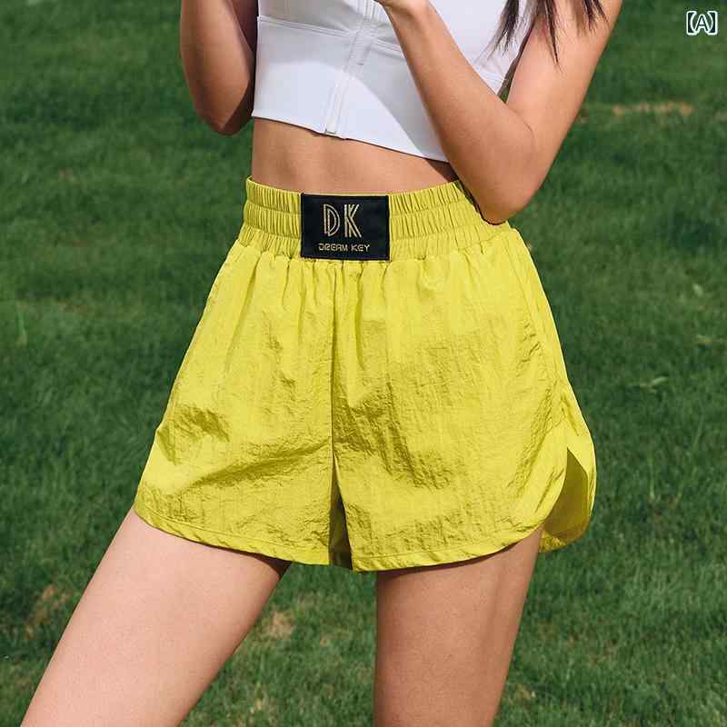 Boxing shorts, trunks, boxer shorts, Muay Thai martial arts training sports, women's fitness, yoga, breathable, large size, yellow, purple, orange
